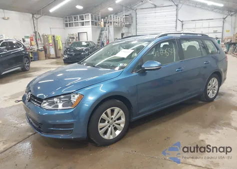 2017 Volkswagen Golf Sportwagen Tsi S from USA, damaged, VIN 3VWU17AU8HM535785